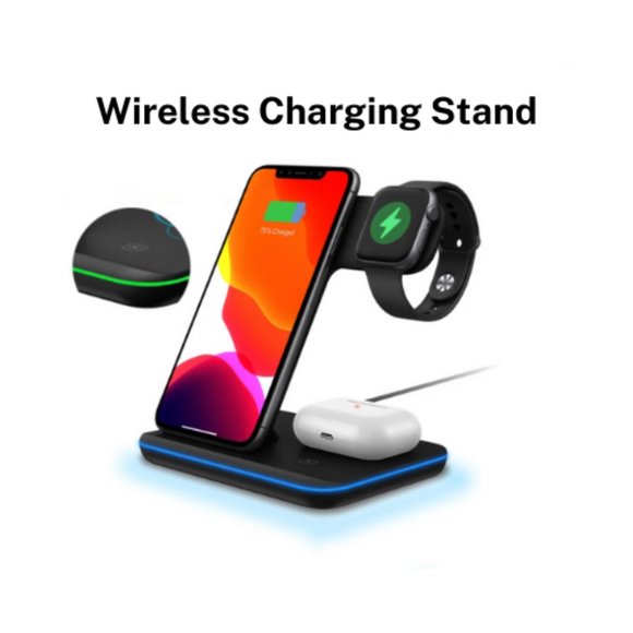 3 in 1 Wireless Charger Stand - Picture 1 of 5